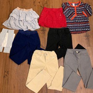 Girl's GYMBOREE Size 6 Clothing Lot / Pants, Skirts, Top, Tights